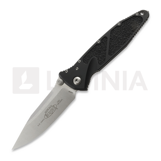 Microtech Socom Elite S/E Stonewash kääntöveitsi, musta 160-10