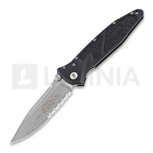 Microtech Socom Elite S/E Stonewash 折叠刀, 锯齿刀片 160-11