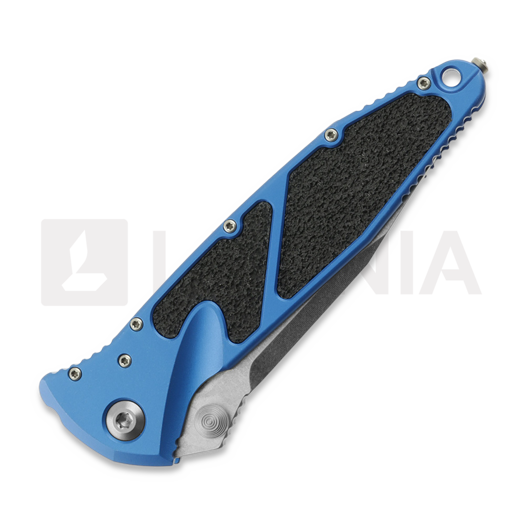 Coltello pieghevole Microtech Socom Elite S/E Stonewashed Turquoise, dentatura lama 160-11BL