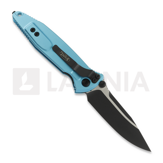 Microtech Socom Elite S/E sulankstomas peilis, Turquoise Aluminum 160-1TQ