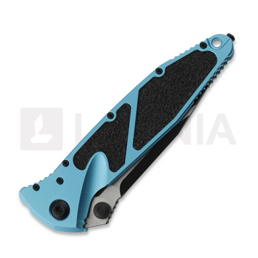 Microtech Socom Elite S/E sulankstomas peilis, Turquoise Aluminum 160-1TQ