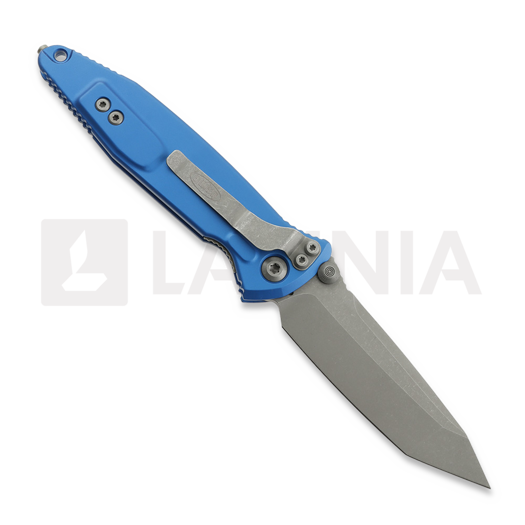 Microtech Socom Elite T/E Apocalyptic sulankstomas peilis, blue 161-10APBL