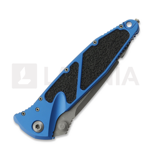Microtech Socom Elite T/E Apocalyptic sulankstomas peilis, blue 161-10APBL