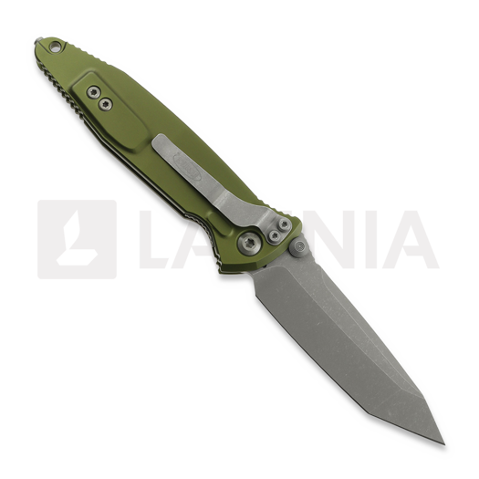 Microtech Socom Elite T/E Apocalyptic kääntöveitsi, od green 161-10APOD