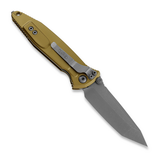 Microtech Socom Elite T/E Apocalyptic sulankstomas peilis, tan 161-10APTA