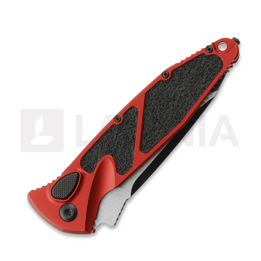 Microtech Socom Elite T/E Auto sulankstomas peilis, Black, Standard, Red 161A-1RD