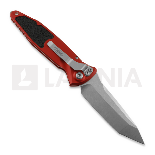 Microtech Socom Elite T/E Auto Stonewash Red sulankstomas peilis 161A-10RD