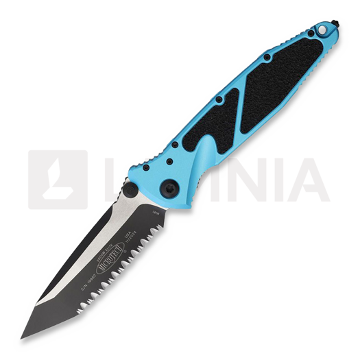 Microtech Socom Elite T/E Two Tone סכין מתקפלת, Turquoise, קצה משונן 161-3TQ