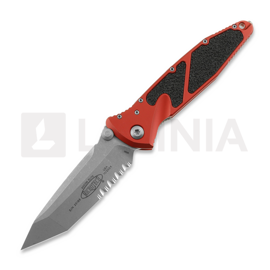 Складной нож Microtech Socom Elite Tanto Apocalyptic Red, серрейтор 161-11APRD