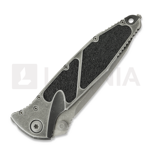 Liigendnuga Microtech Socom Elite Tanto Apocalyptic Weathered Metal, fully serrated 161-12APWME
