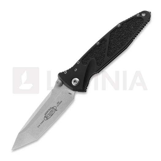 Microtech Socom Elite Tanto Stonewashed Black folding knife 161-10
