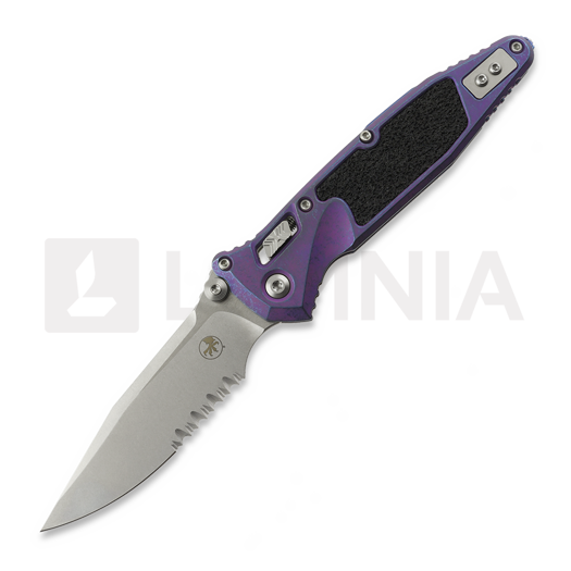 Складной нож Microtech Socom Ram-Lok Clip Point Galactic Purple, серрейтор 160RL-11MS9