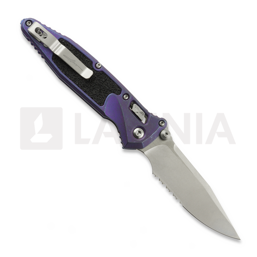 Liigendnuga Microtech Socom Ram-Lok Clip Point Galactic Purple, hammastera 160RL-11MS9