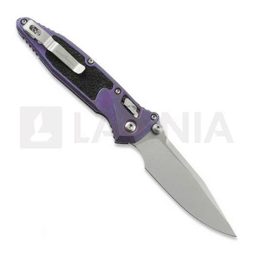Saliekams nazis Microtech Socom Ram-Lok Clip Point Galactic Purple Titanium 160RL-10MS9
