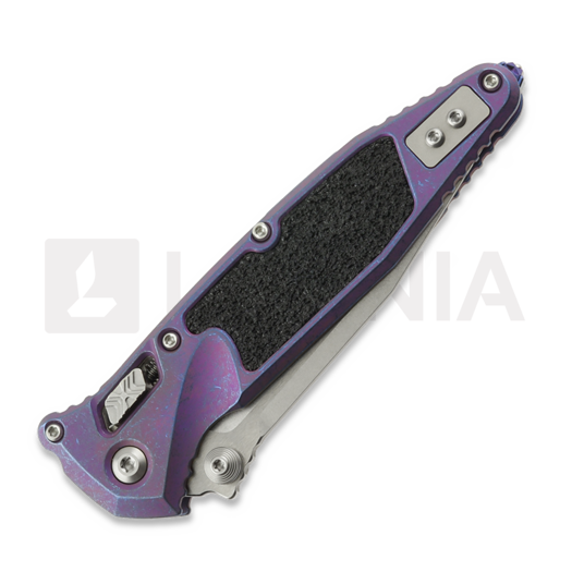 Saliekams nazis Microtech Socom Ram-Lok Clip Point Galactic Purple Titanium 160RL-10MS9