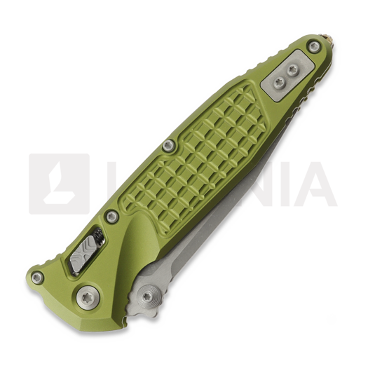 Microtech Socom Ram-Lok S/E Apocalyptic Standard Frag sulankstomas peilis, olive drab 160RL-10APFROD