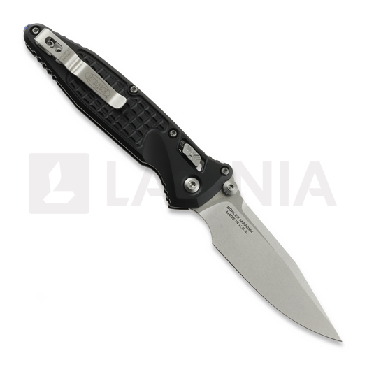 Liigendnuga Microtech Socom Ram-Lok S/E Stonewash Standard Frag Black 160RL-10FR