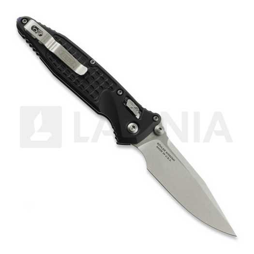 Liigendnuga Microtech Socom Ram-Lok S/E Stonewash Standard Frag Black 160RL-10FR