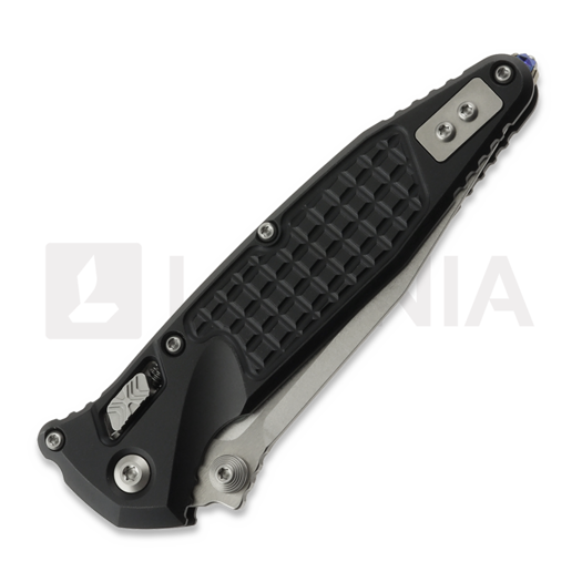 Liigendnuga Microtech Socom Ram-Lok S/E Stonewash Standard Frag Black 160RL-10FR