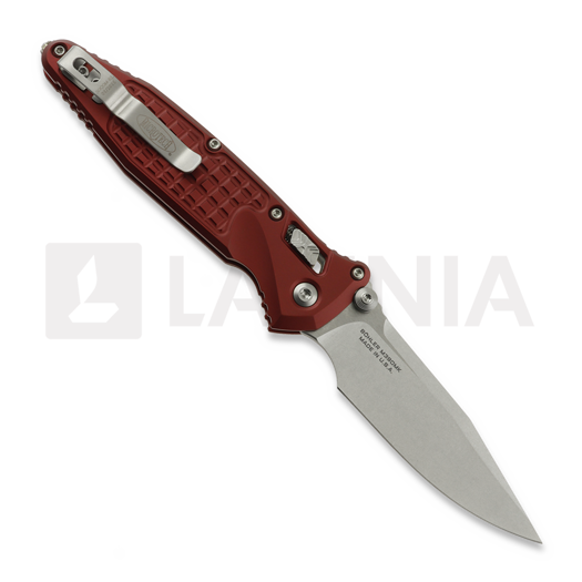 Liigendnuga Microtech Socom Ram-Lok S/E Stonewash Standard Frag Merlot 160RL-10FRMR