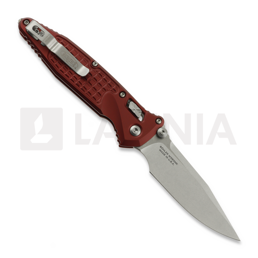 Liigendnuga Microtech Socom Ram-Lok S/E Stonewash Standard Frag Merlot 160RL-10FRMR