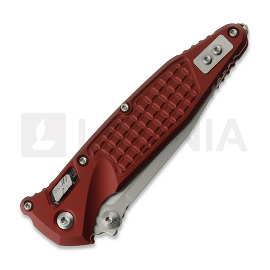Liigendnuga Microtech Socom Ram-Lok S/E Stonewash Standard Frag Merlot 160RL-10FRMR