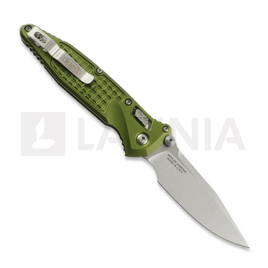 Microtech Socom Ram-Lok S/E Stonewash Standard Frag kääntöveitsi, oliivinvihreä 160RL-10FROD