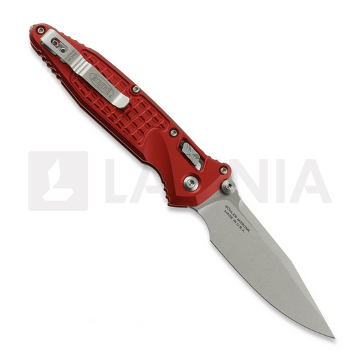 Liigendnuga Microtech Socom Ram-Lok S/E Stonewash Standard Frag Red 160RL-10FRRD