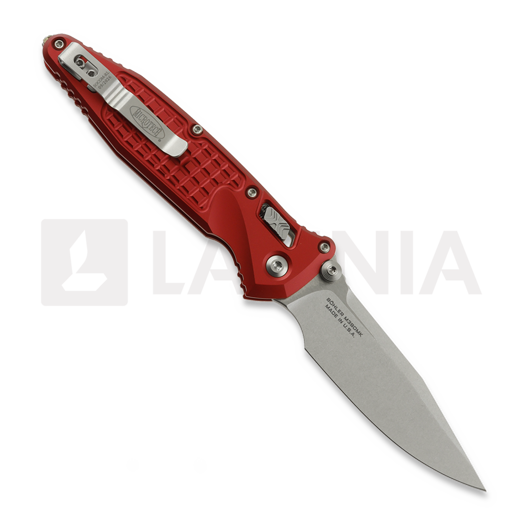 Liigendnuga Microtech Socom Ram-Lok S/E Stonewash Standard Frag Red 160RL-10FRRD