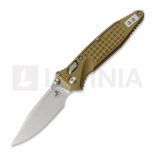 Nóż składany Microtech Socom Ram-Lok S/E Stonewash Standard Frag, tan 160RL-10FRTA