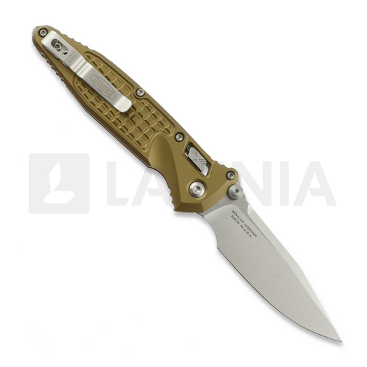 Microtech Socom Ram-Lok S/E Stonewash Standard Frag sulankstomas peilis, tan 160RL-10FRTA