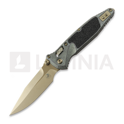 Складний ніж Microtech Socom Ram-Lok Spear Point Bronzed Stonewash Antique Denim Gold 160RL-13SMS3