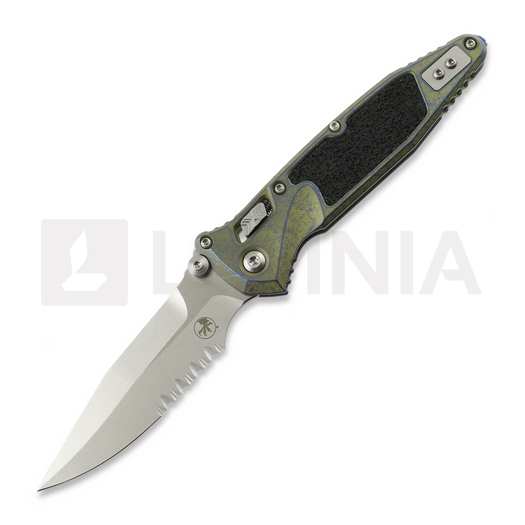 Складний ніж Microtech Socom Ram-Lok Spear Point Galactic Gold, зубчатий 160RL-11SMS8
