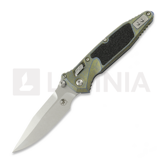 Skladací nôž Microtech Socom Ram-Lok Spear Point Galactic Gold Titanium 160RL-10SMS8