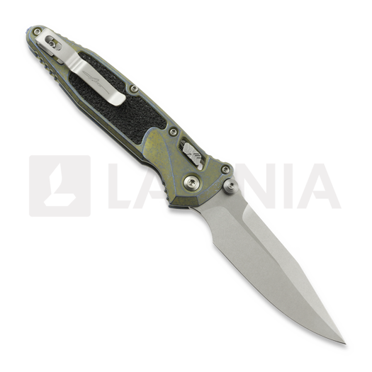 Liigendnuga Microtech Socom Ram-Lok Spear Point Galactic Gold Titanium 160RL-10SMS8