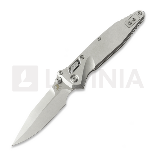 Nóż składany Microtech Socom Ram-Lok Spear Point Stonewash Slab Titanium, bronze accents 160RLS-10SMS2