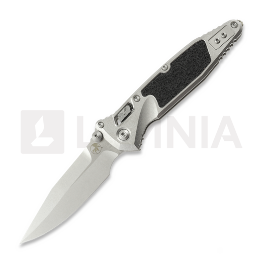 Microtech Socom Ram-Lok Spear Point Stonewash Textured Inlay fällkniv, bronze accents 160RL-10SMS2