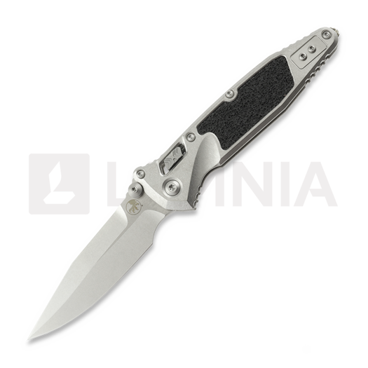 Microtech Socom Ram-Lok Spear Point Stonewash Textured Inlay fällkniv, bronze accents 160RL-10SMS2