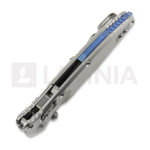 Microtech Socom Ram-Lok Stonewash Blue Accents sulankstomas peilis 160RLS-10SMS3