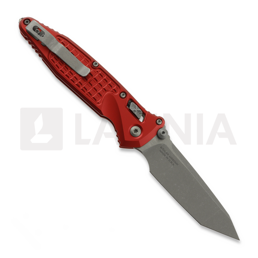 Liigendnuga Microtech Socom Ram-Lok T/E Apocalyptic Standard Frag Red 161RL-10APFRRD