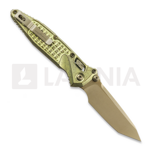 Liigendnuga Microtech Socom Ram-Lok T/E Stonewash Antique Gold Frag Titanium, bronze accent 161RL-13FRMS2