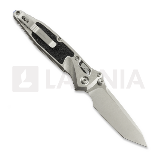 Liigendnuga Microtech Socom Ram-Lok T/E Stonewash Inlay Titanium, blue accents 161RL-10MS3