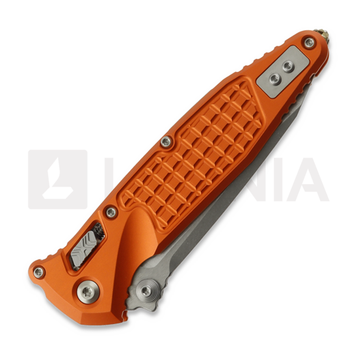 Liigendnuga Microtech Socom Ram-Lok T/E Stonewash Standard Frag Orange 161RL-10FROR