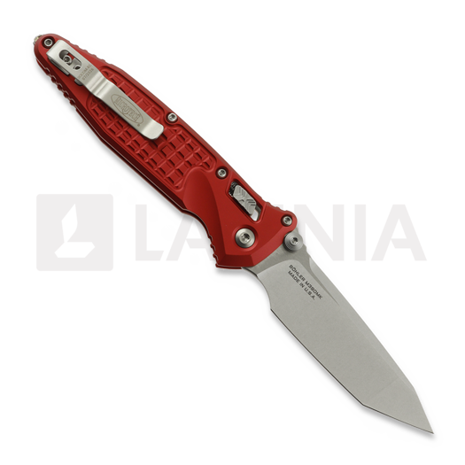 Liigendnuga Microtech Socom Ram-Lok T/E Stonewash Standard Frag Red 161RL-10FRRD