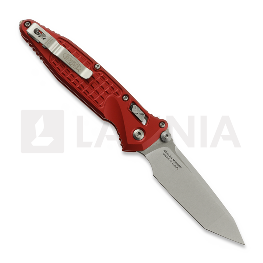 Liigendnuga Microtech Socom Ram-Lok T/E Stonewash Standard Frag Red 161RL-10FRRD