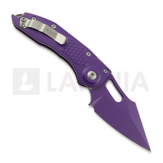 Microtech Stitch Auto S/E sulankstomas peilis, Purple Aluminum, Purple Cerakote 169-1PU-X16