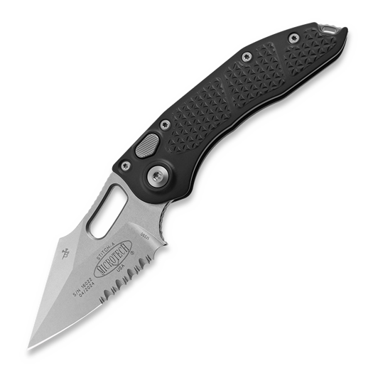 Складной нож Microtech Stitch Auto S/E Stonewashed, combo edge 169-11