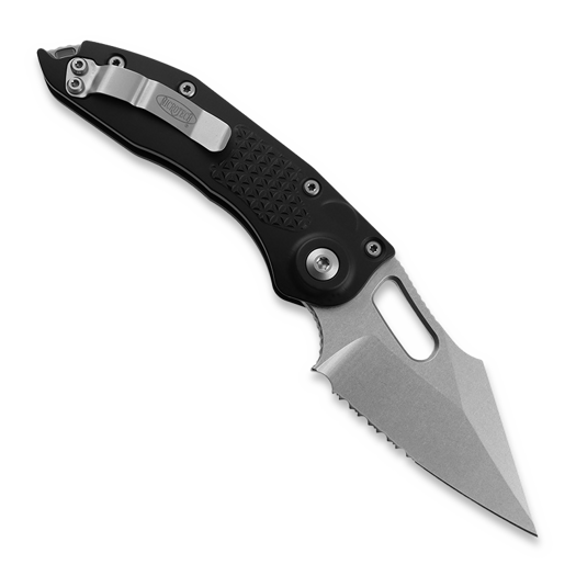 N&oacute;ż składany Microtech Stitch Auto S/E Stonewashed, combo edge 169-11