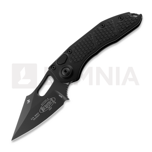 Skladací nôž Microtech Stitch Auto S/E Tactical Standard Black 169-1T