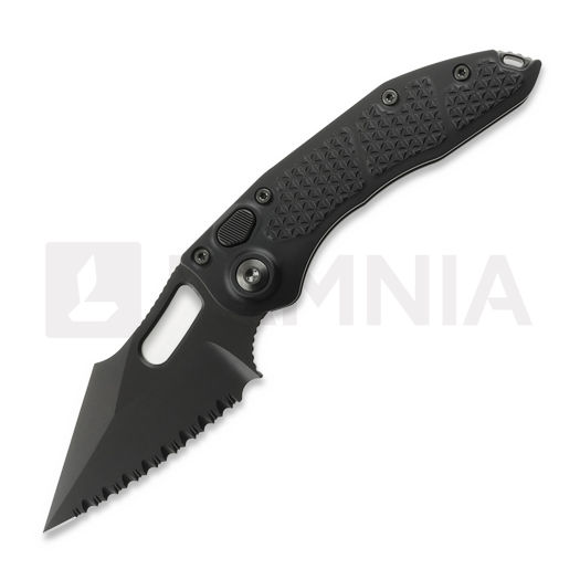 Microtech Stitch DLC Deep Engraved Shadow S foldekniv 169-3DLCTSH